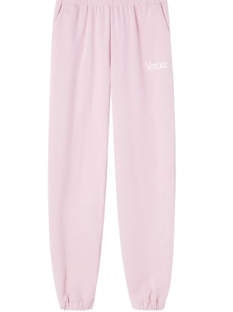 Cheap 1980 Versace Re-Edition embroidered track Women pants 0707